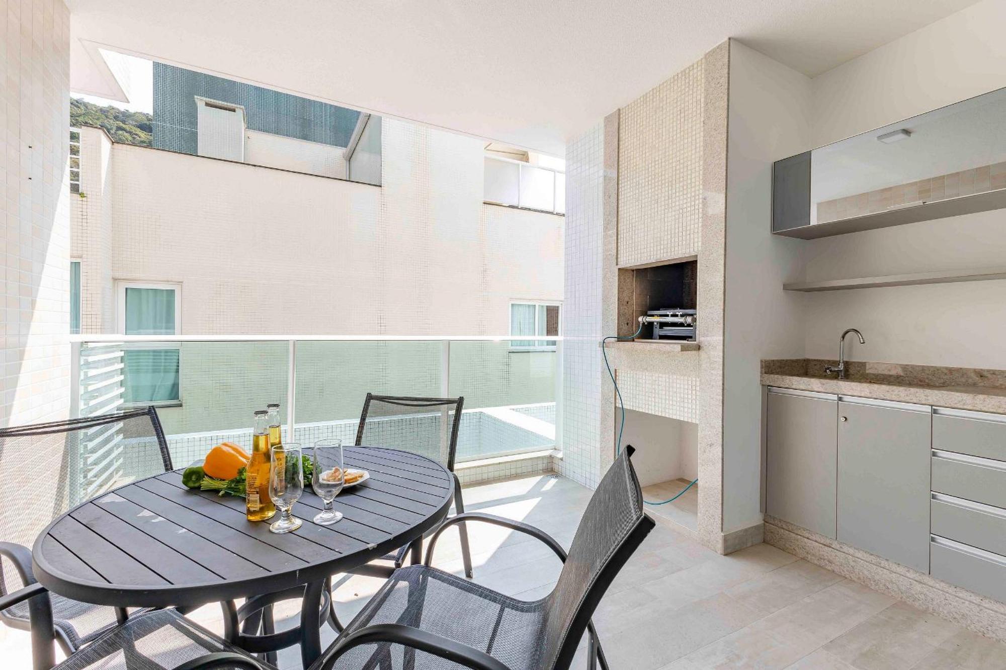 Varandas Do Atlantico - Confortavel Apto Em Condominio Pe Na Areia Bombinhas Buitenkant foto