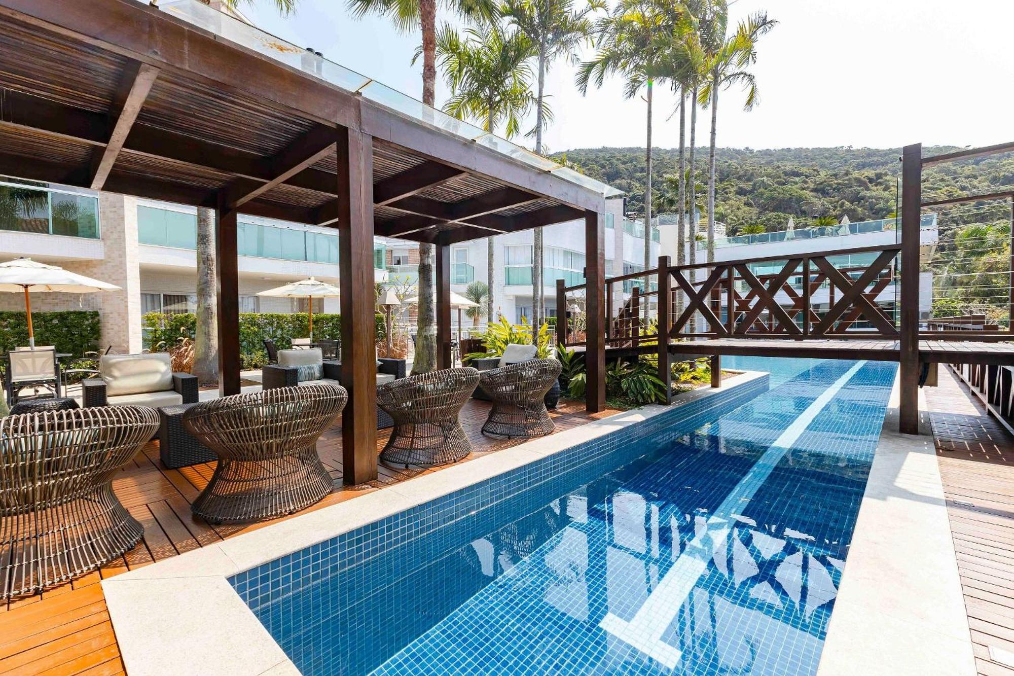Varandas Do Atlantico - Confortavel Apto Em Condominio Pe Na Areia Bombinhas Buitenkant foto
