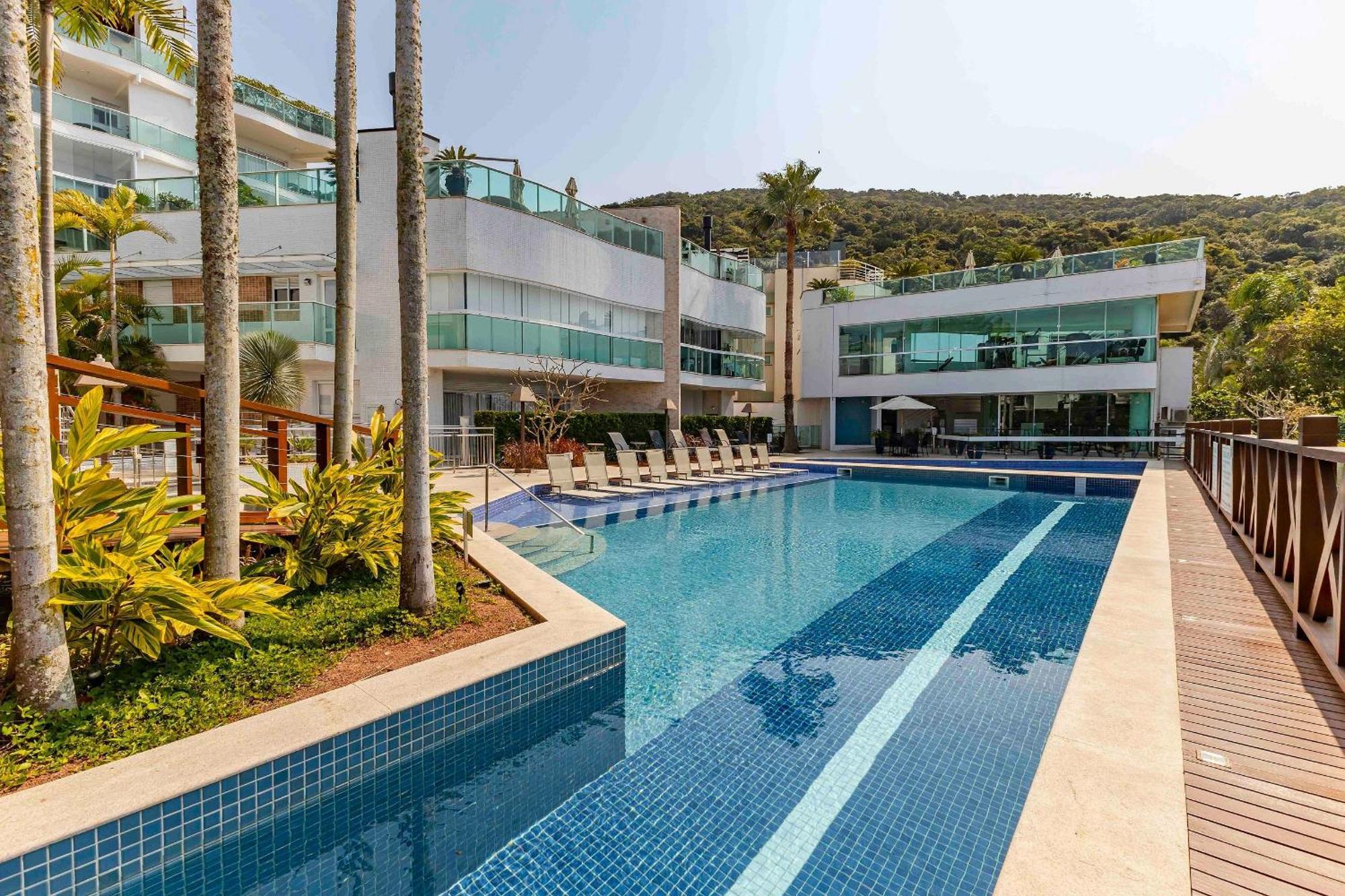 Varandas Do Atlantico - Confortavel Apto Em Condominio Pe Na Areia Bombinhas Buitenkant foto