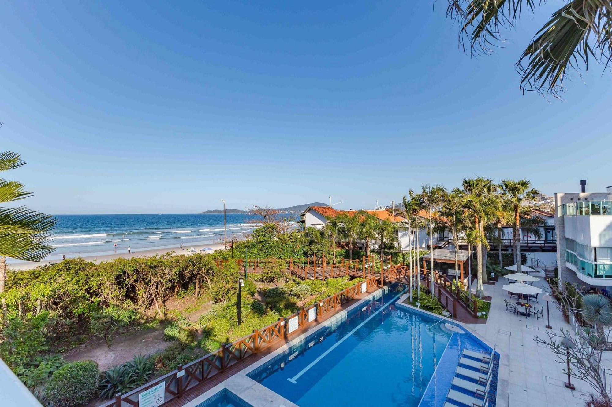 Varandas Do Atlantico - Confortavel Apto Em Condominio Pe Na Areia Bombinhas Buitenkant foto